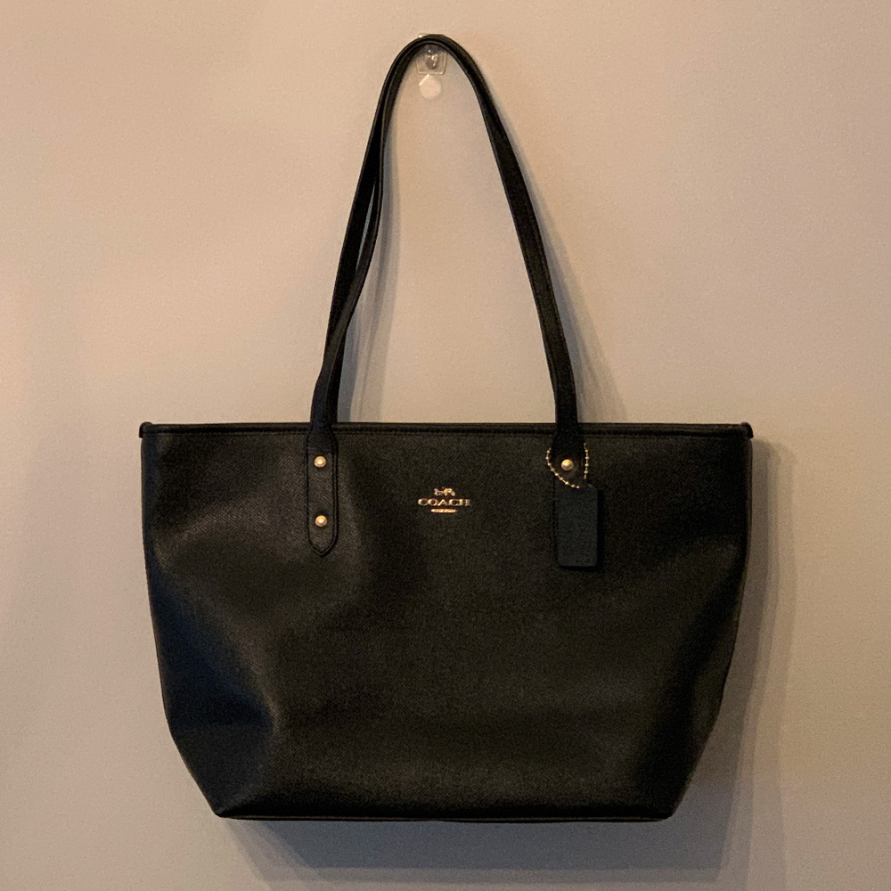 Coach Leather Zip Tote and Wristlet Wallet - Picture 2 of 7